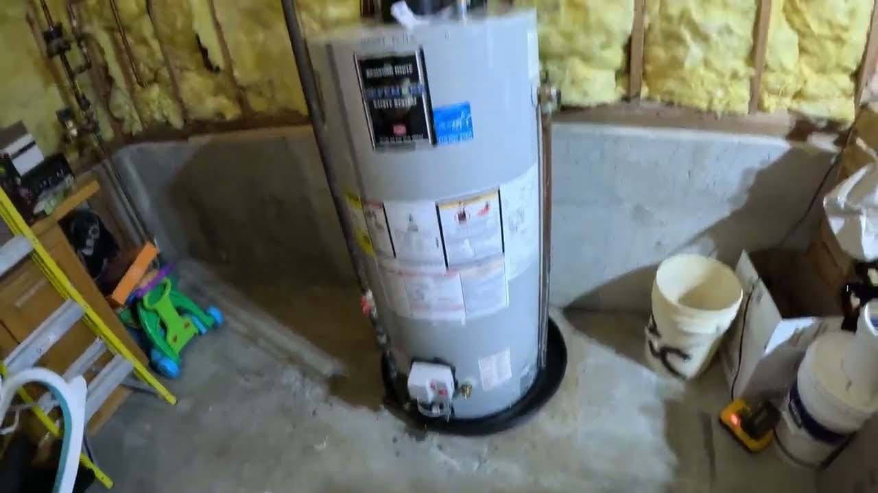 Bradford White RG1PV50S6N19 50 gallon power vented natural gas water heater installation