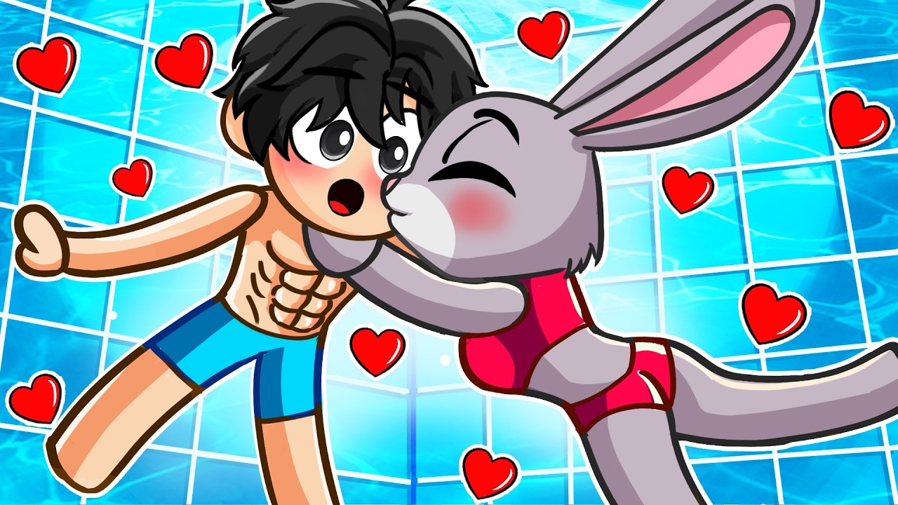 JUDY KISSES HER CRUSH AT A POOL PARTY