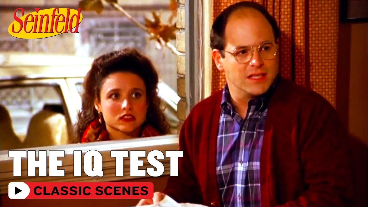 George Cheats On An IQ Test | The Cafe | Seinfeld