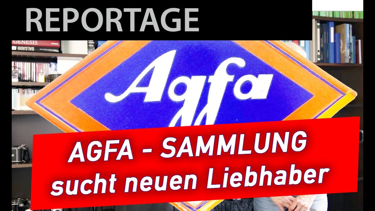 📷  Analoge Fotografie: RIESIGE Agfa-Sammlung sucht ein neues Zuhause