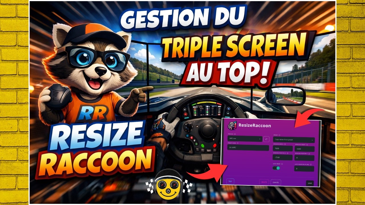 RESIZE RACCOON - LE TRIPLE ECRAN SANS SURROUND NVIDIA