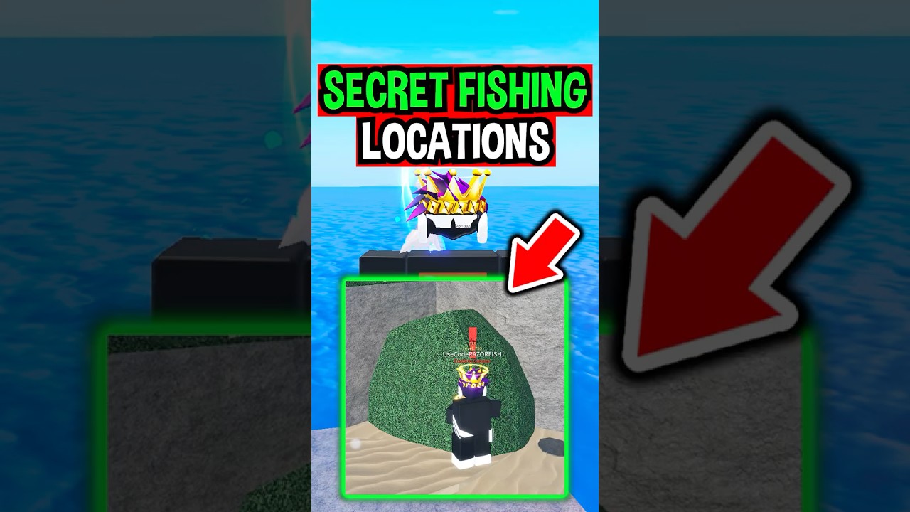 SECRET FISHING LOCATIONS in Roblox Fisch..