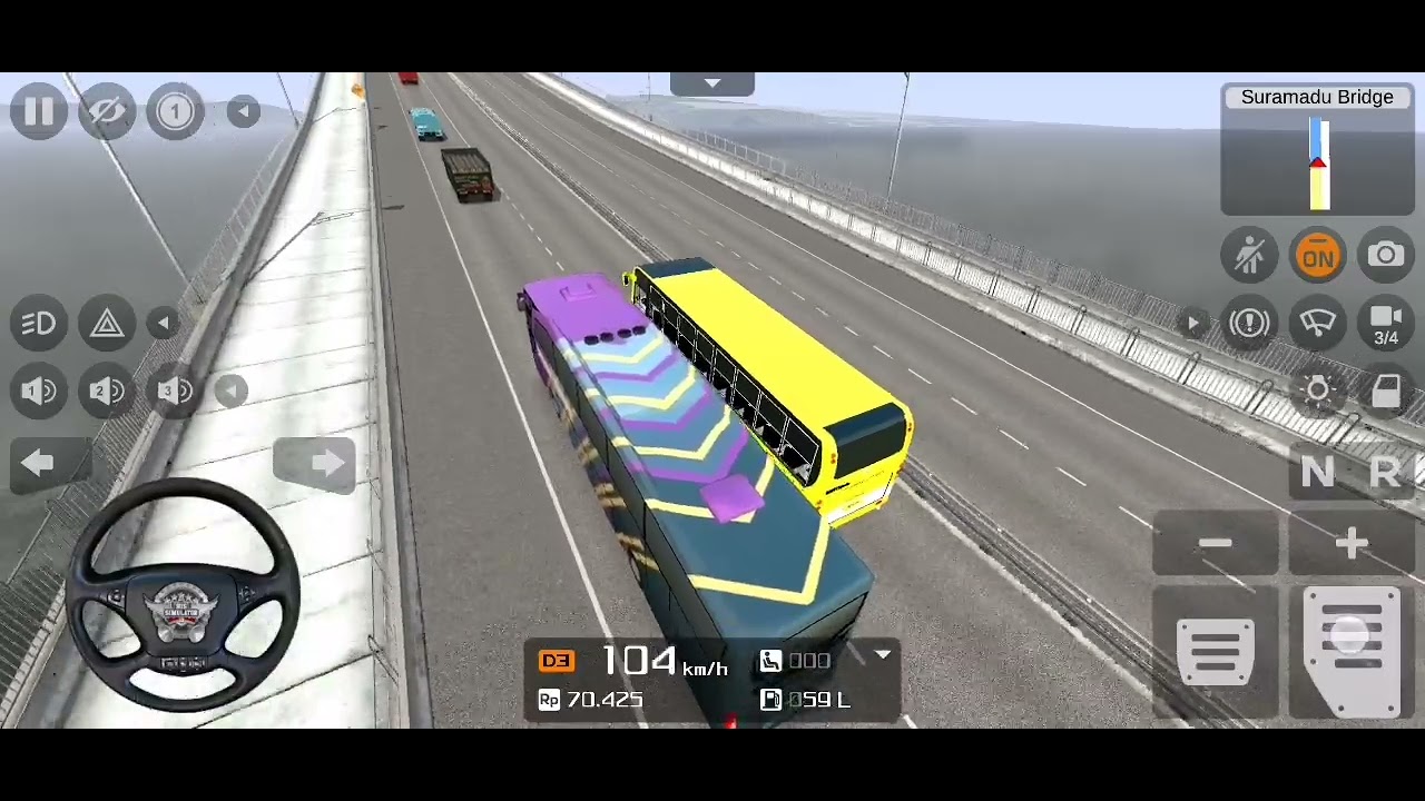 HINO FB4J CATSEYE (ceres liner bus) mod in bussid #jodelgameryt