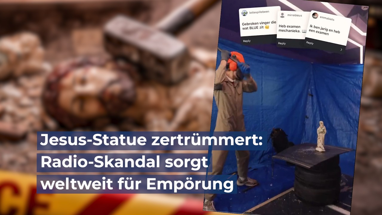 Eklat im &ouml;ffentlich-rechtlichen Radio: Sender zertr&uuml;mmert Jesus-Statue