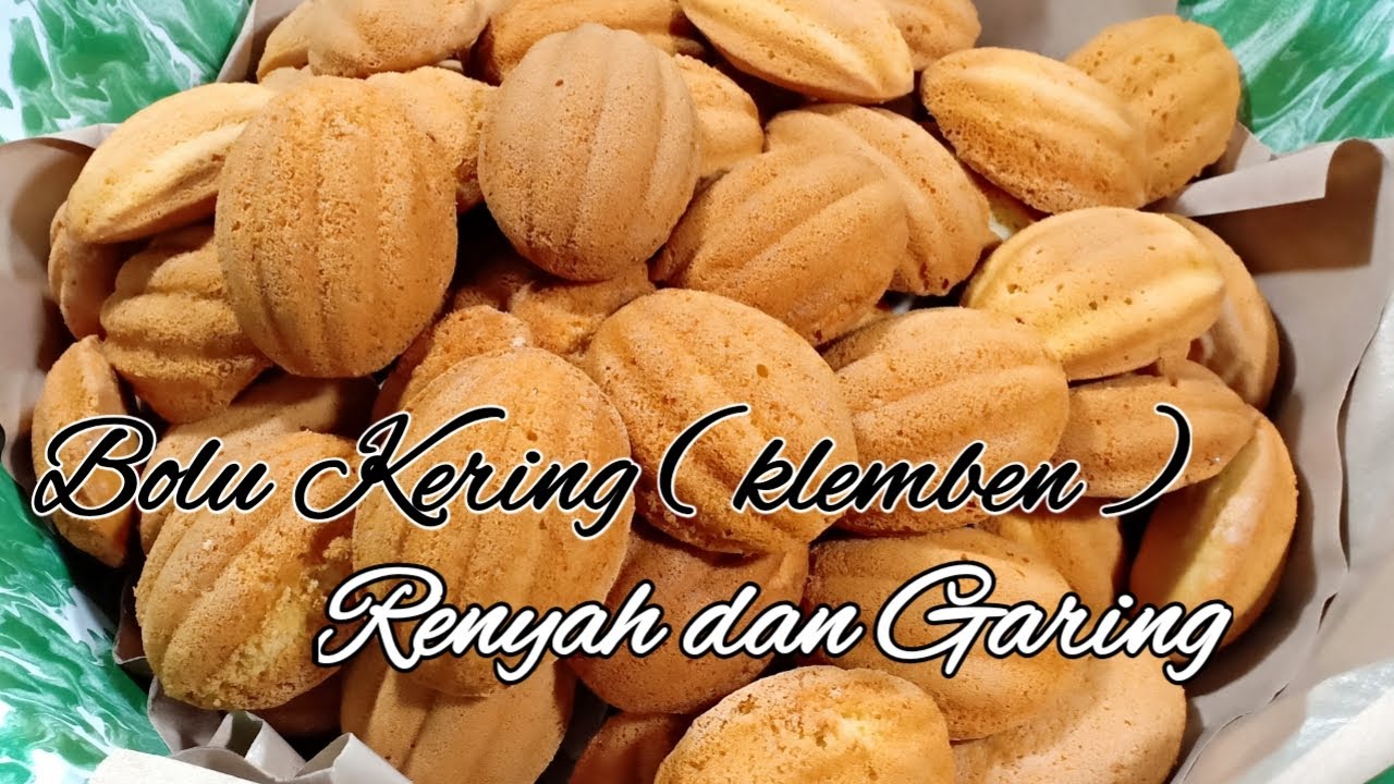 Resep Bolu Kering ( klemben ) || Bolu jadul garing & renyah