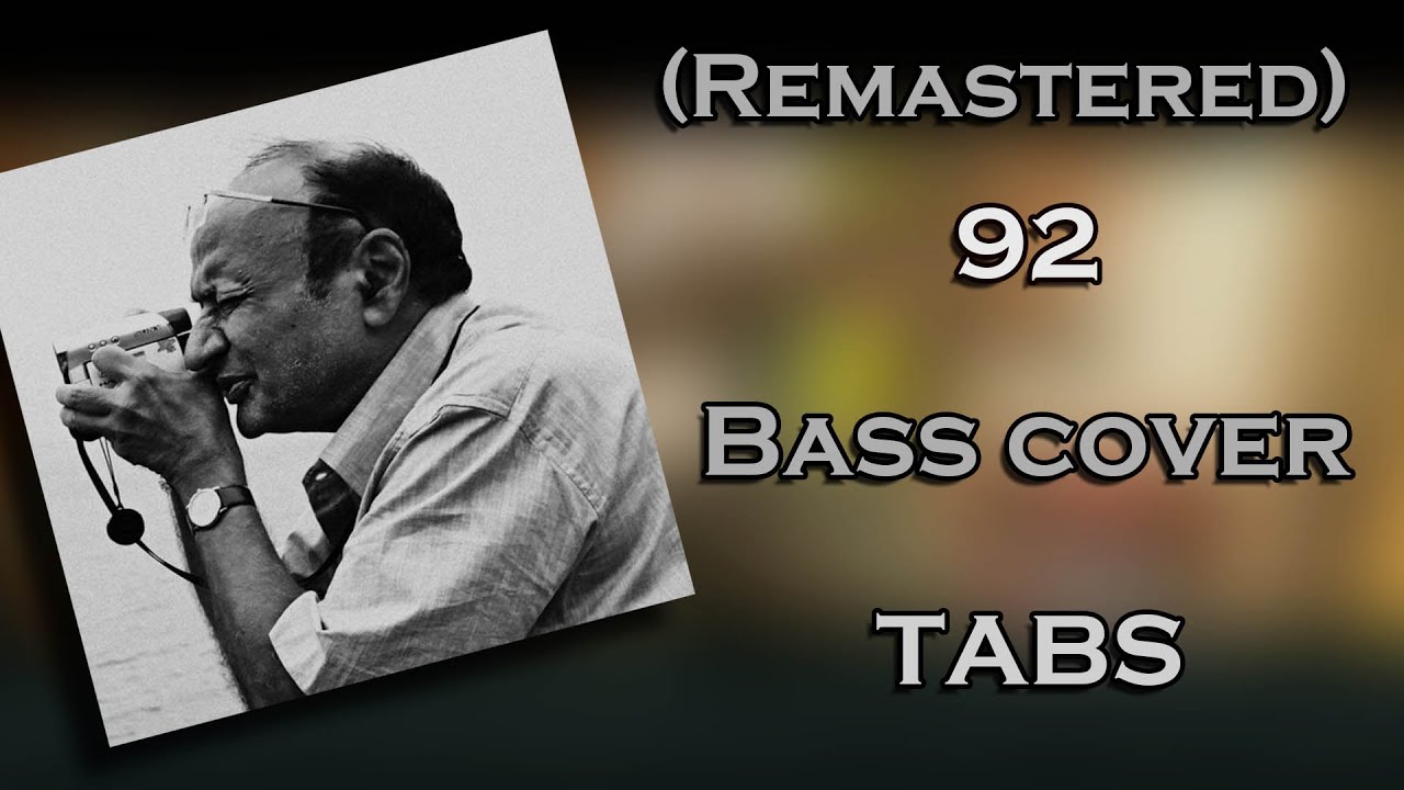 Валентин Стрыкало - 92 (REMASTERED) (Bass cover) (TABSSS)