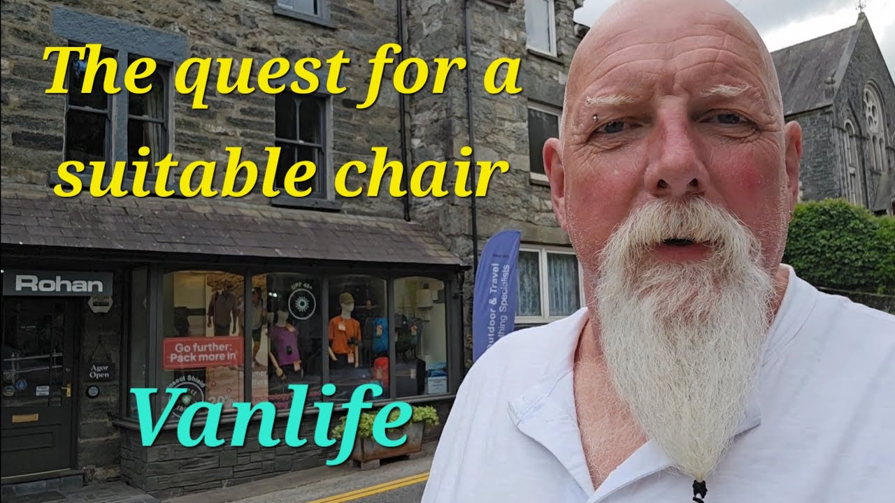 Checking out Betws-y-coed for a heavy-duty chair. New parkup