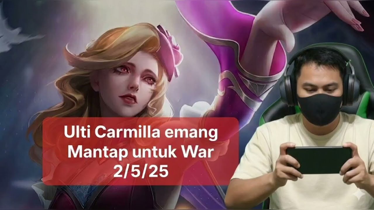 War kalau pake Carmilla emang paling mantap  #mobilelegends #moonton #moontonindonesia #carmilla
