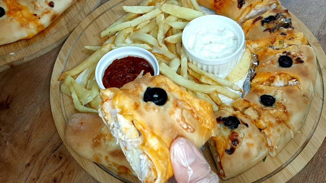 baguette farcie tunisienne   باقات فارسي تونسية  بعجينة إقتصادية