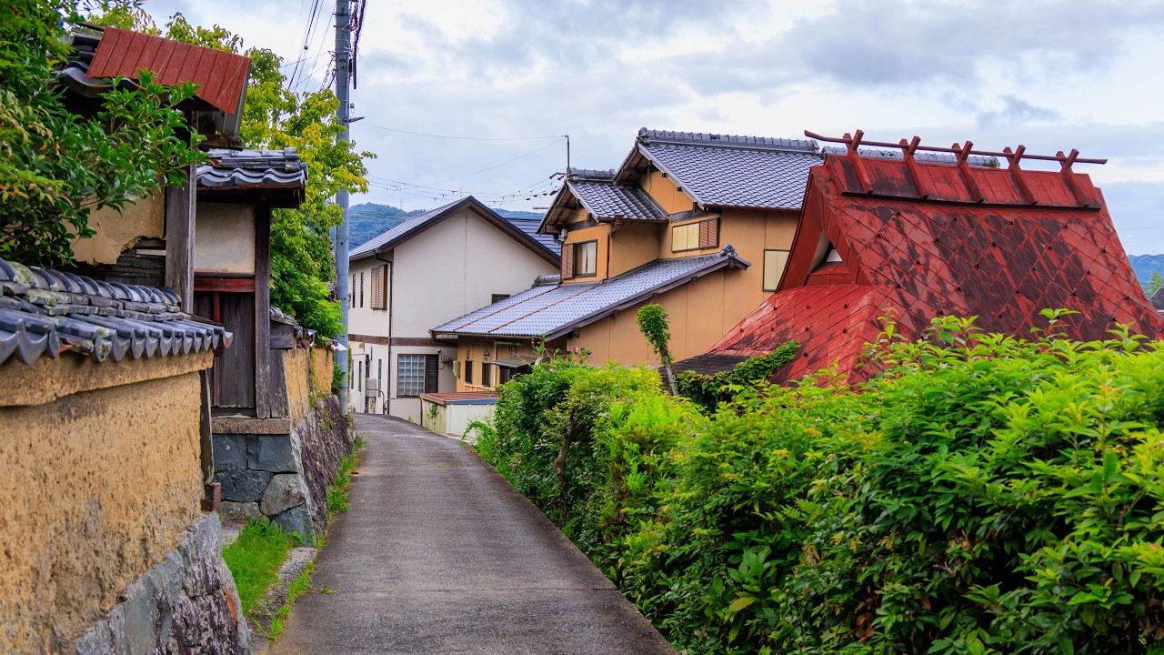 Dawn Walk through Quiet Village along River and Fields | Kameoka, Japan 4K Morning Ambience