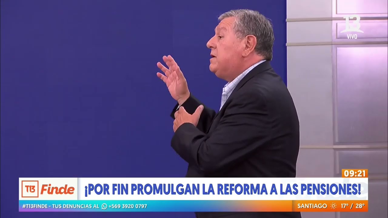 Subsecretario de Previsión Social, Claudio Reyes, explica cuánto aumentarán las pensiones