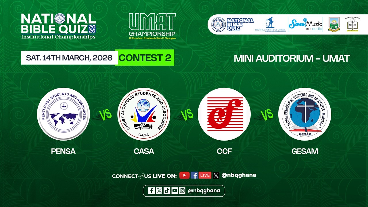 #NBQ2026 UMaT Championship |  Contest 2 - PENSA v CASA v CCF v GESAM