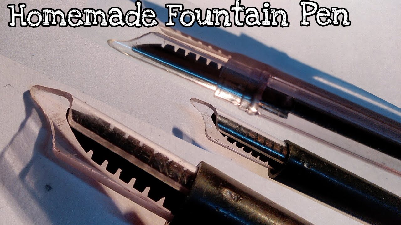 How to Make Homemade Fountain Pen from Waste Ball Pen//Fountain Pen Making At Home Using Ball Pen.