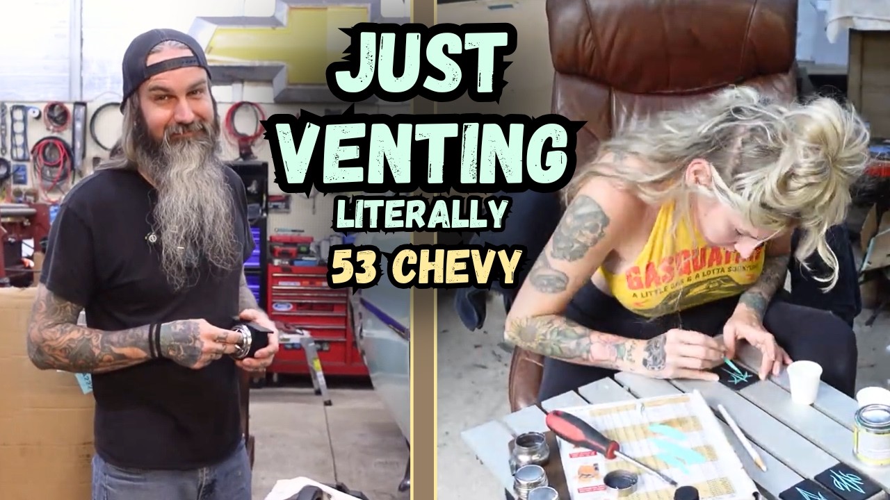 Adding Vents to the ’53 Chevy | Pinstriping Practice & Palatka Car Show
