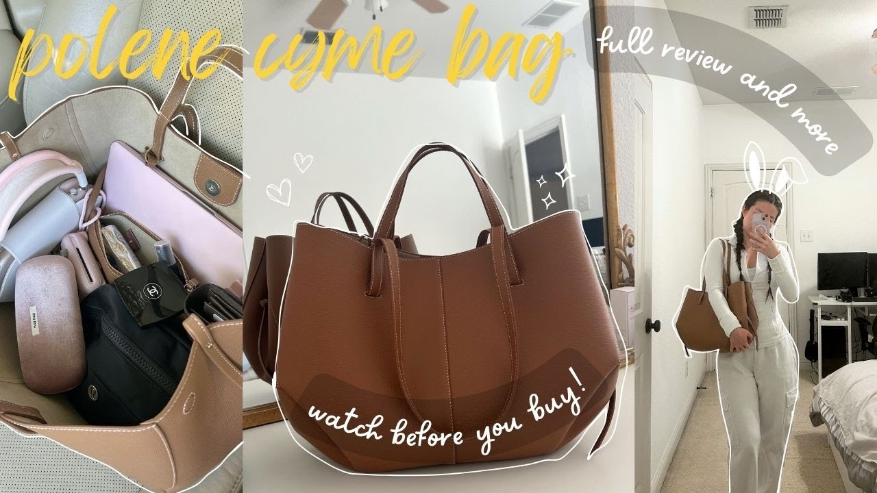so you want to buy the polene cyme bag? ☕ full review of the HOTTEST *it girl* tote bag
