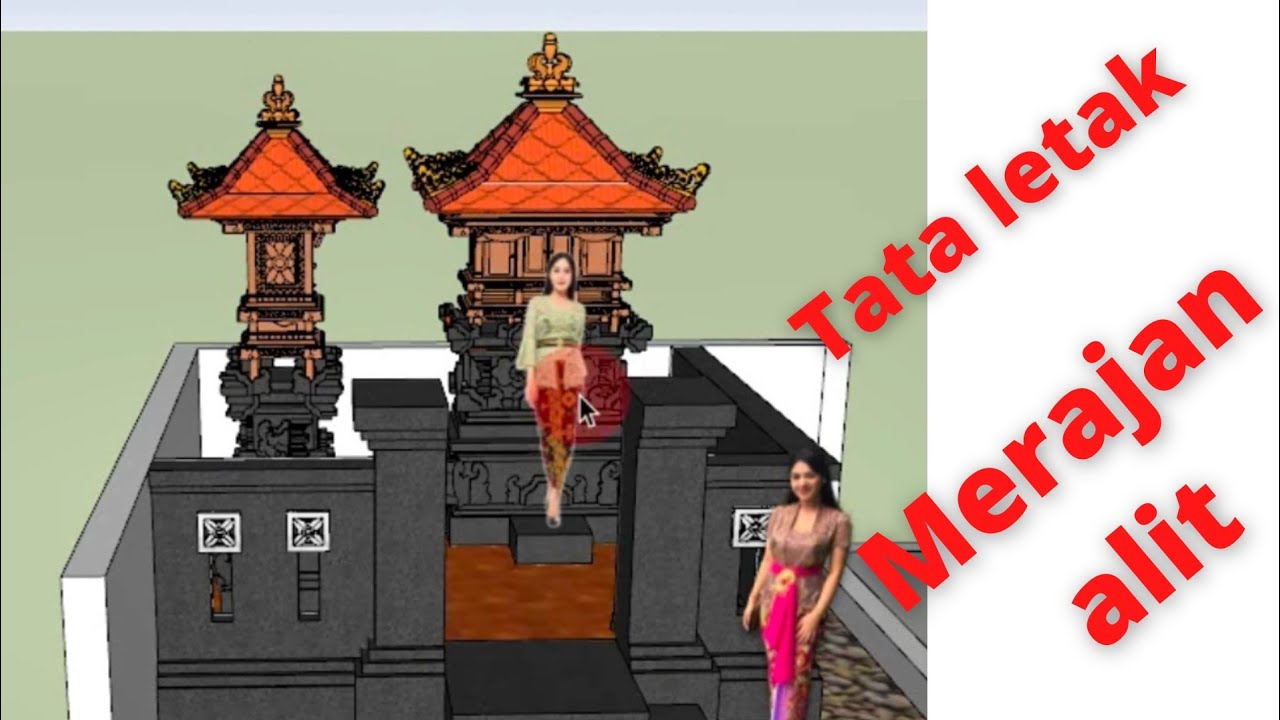 Tata Letak Sanggah Keluarga Ala Undagi Bali di Rumah BTN Sesuai Sikut Bali Asta Kosala Kosali