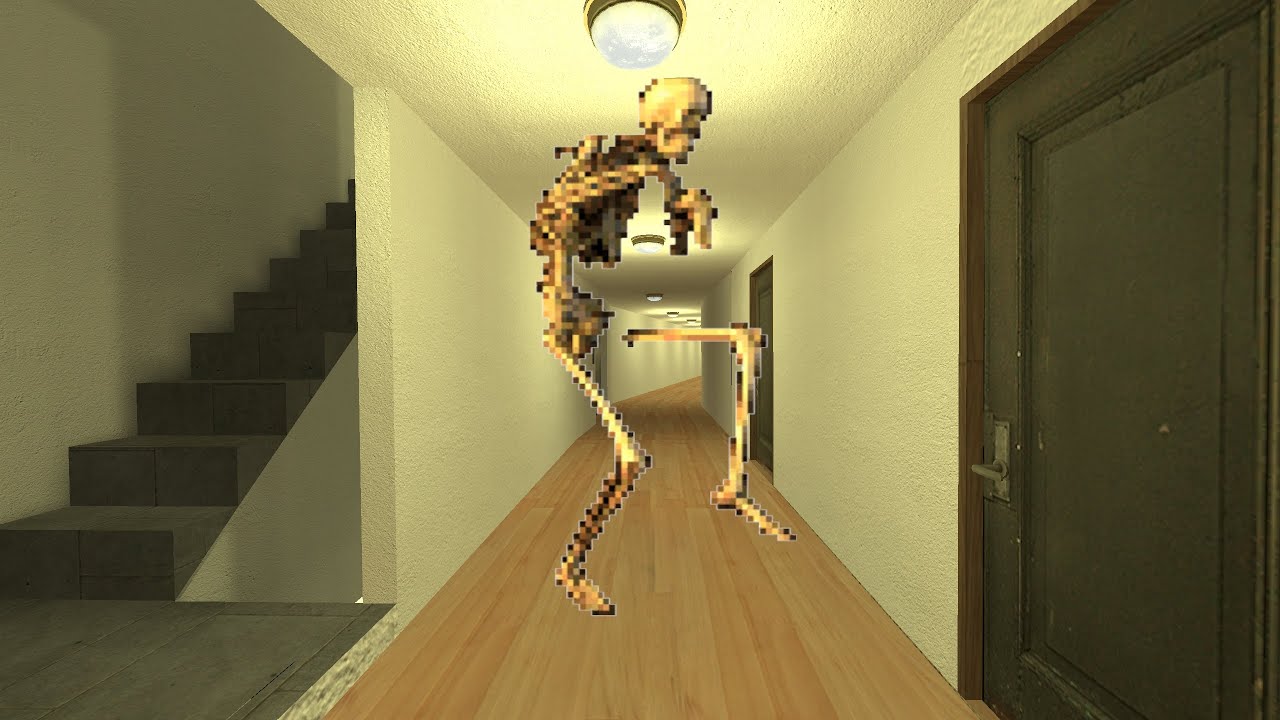 Pixel Skull Nextbot Gmod