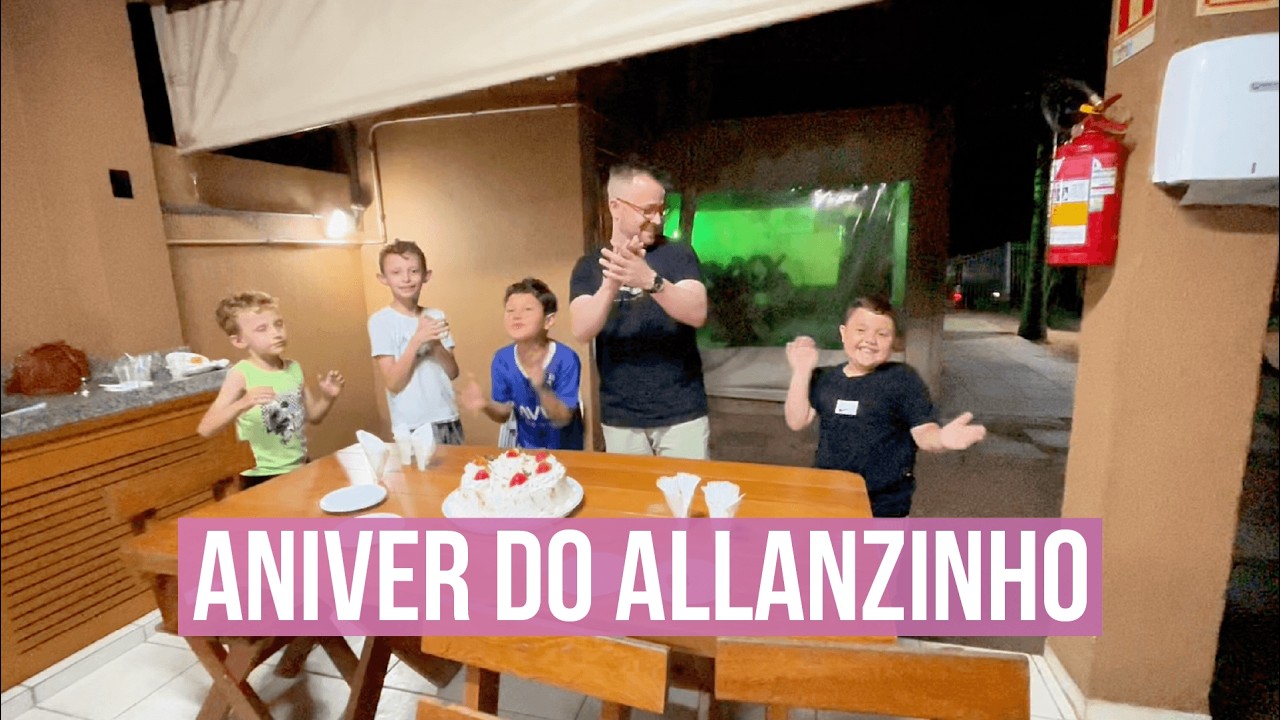 Mini VLOG – Aniver do meu esposo. Parabéns, Allanzinho! Te amamos