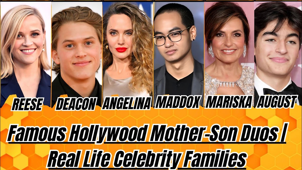 👩&zwj;👦 Famous Hollywood Mother&ndash;Son Duos | Real Life Celebrity Families 🌟