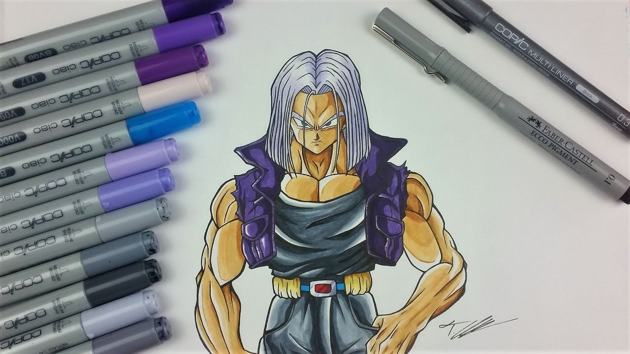 Drawing Future TRUNKS | Dragonball Z | TolgArt