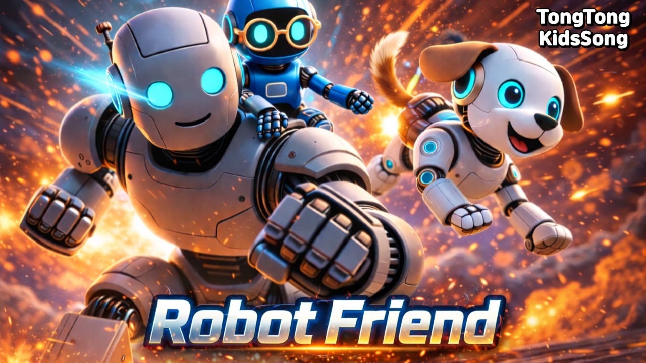 🤖 Robot Friend | Fun Robot Song for Kids | Children's Song | Nursery Rhyme | TongTongKids song