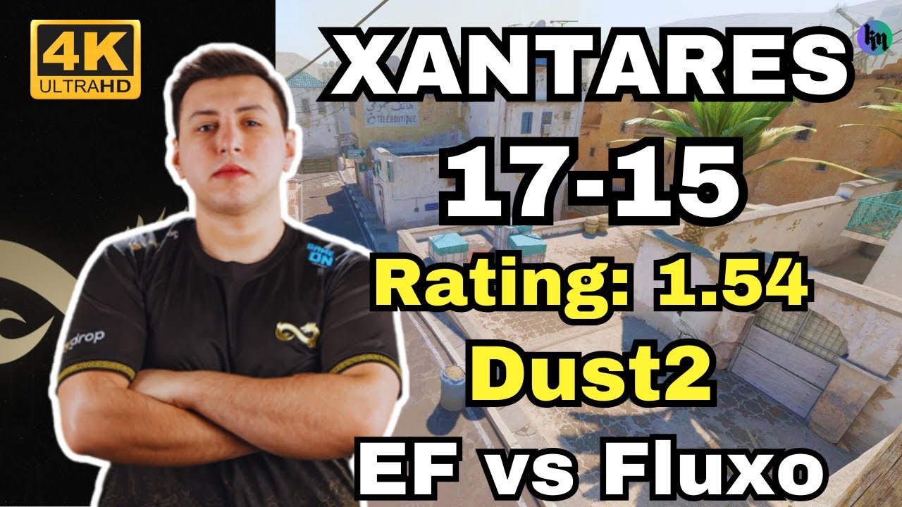 XANTARES (17-15) EF vs Fluxo (Dust2) | BLAST Bounty 2025 Season 1 | CS2 POV