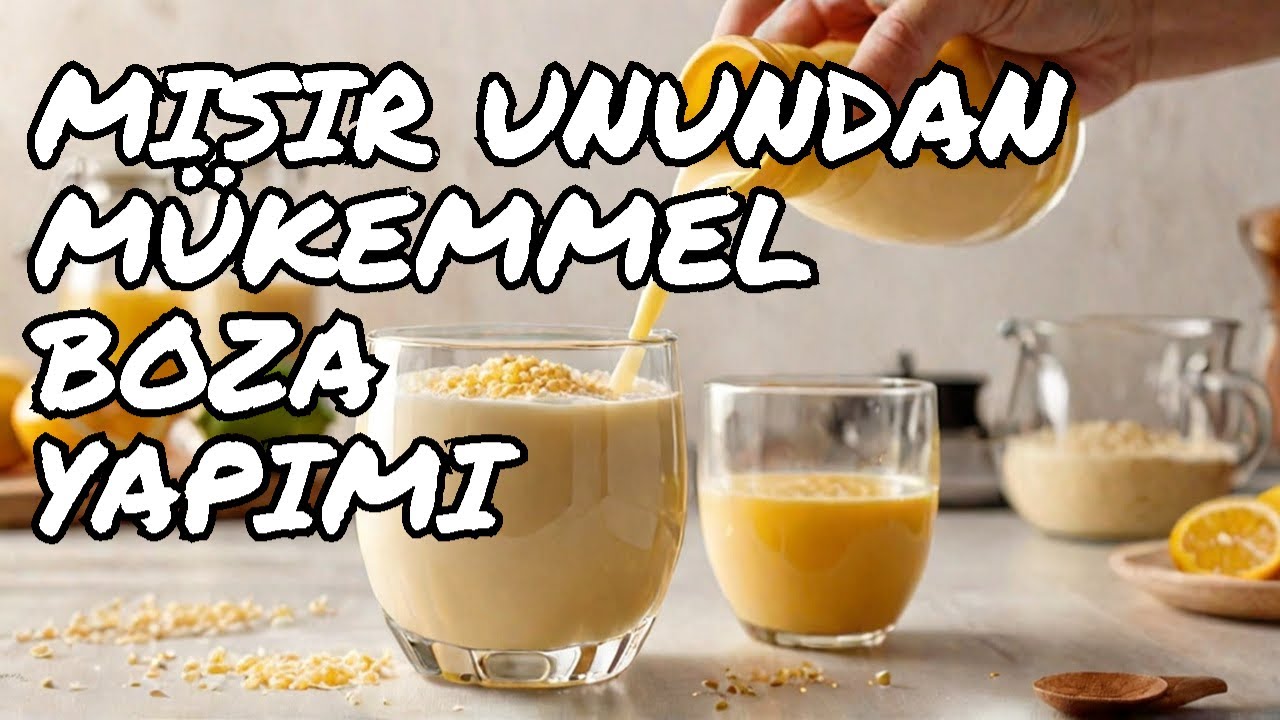 BOZA MISIR UNUNDAN | BOZA TARİFİ | Boza Nasıl Yapılır | Evde Boza Yapımı