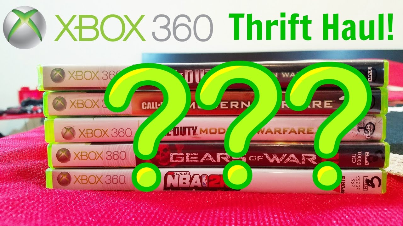Crazy Xbox 360 Thrift Store Haul!