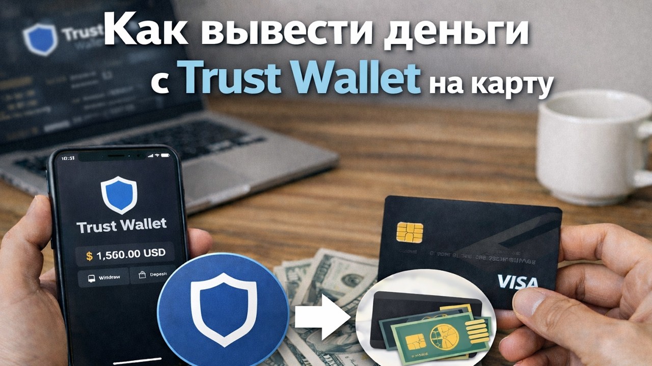 Как вывести деньги с Trust Wallet на карту