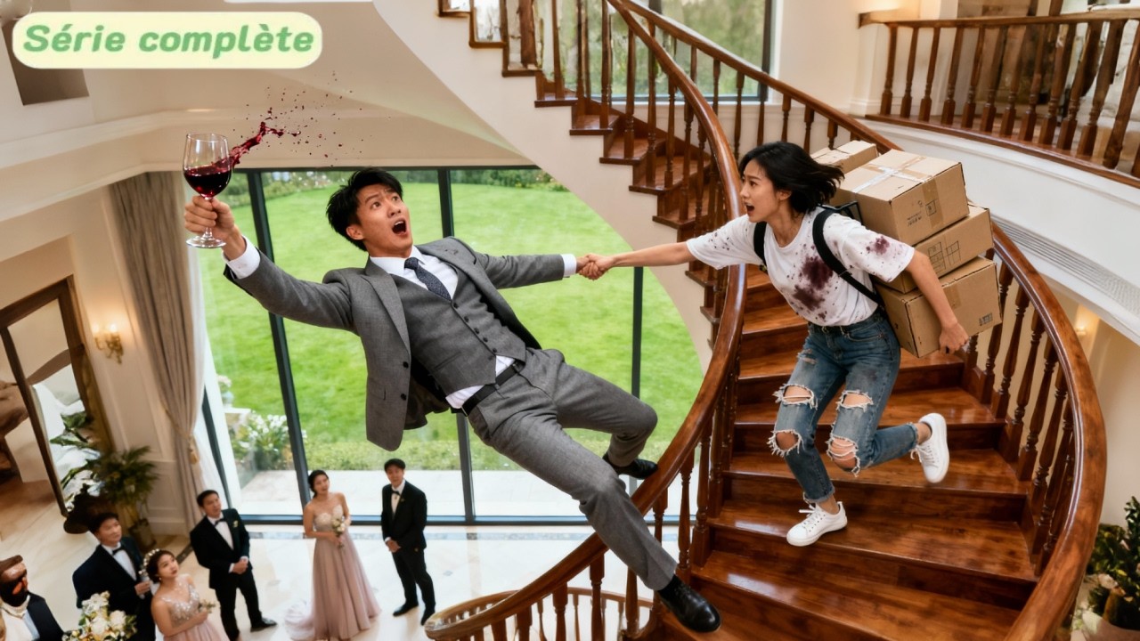 PDG est poussé de l'escalier,mais seul mendiant misérable se précipite pour le sauver.coup de foudre