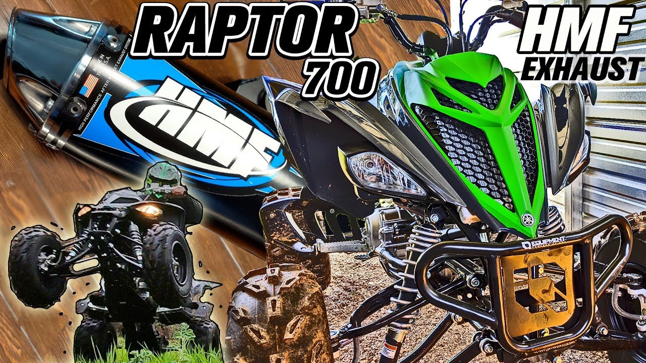 Yamaha Raptor 700 Exhaust Upgrade HMF Competition Full Pipe