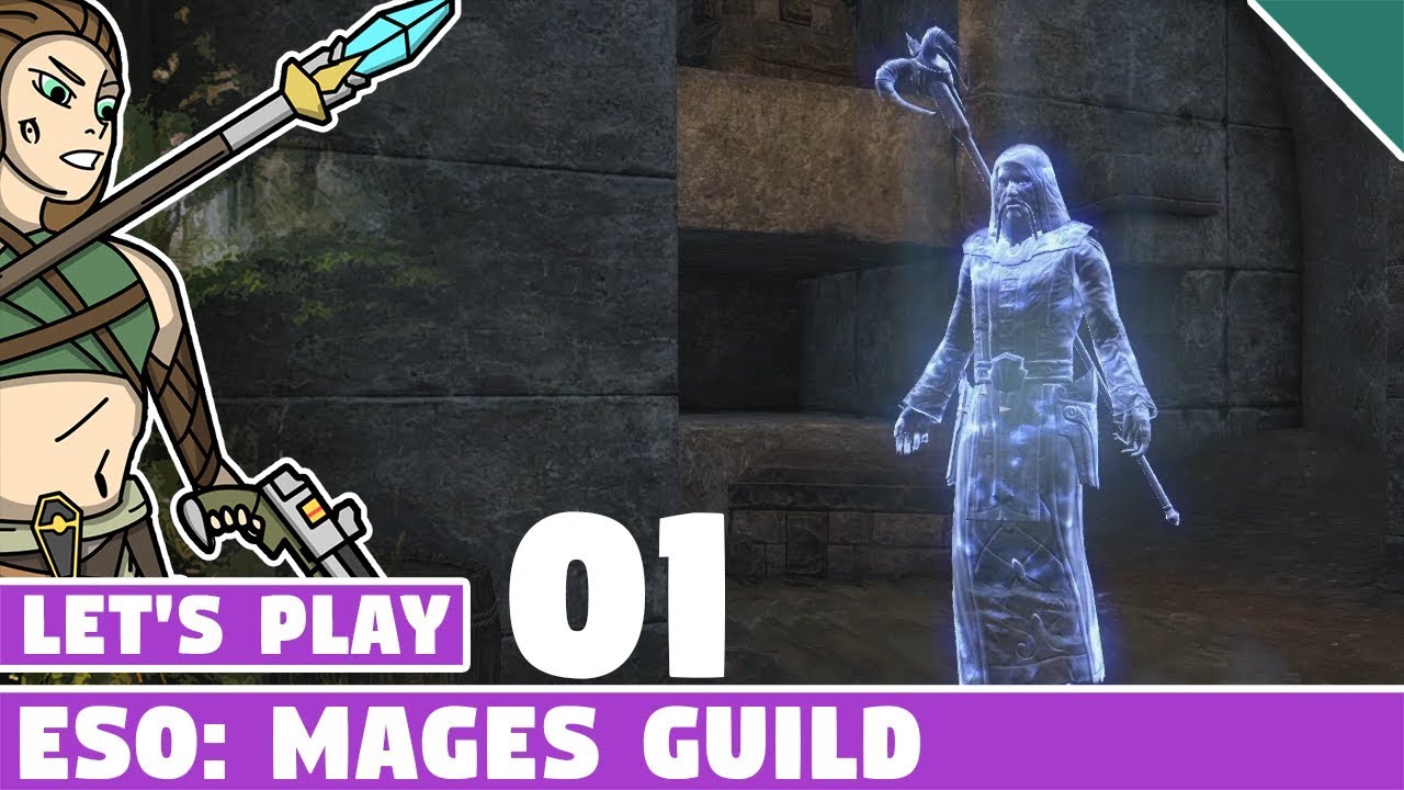 Joining the Mages Guild! #01 Let's Play ESO: Mages Guild Long Lost Lore Quest
