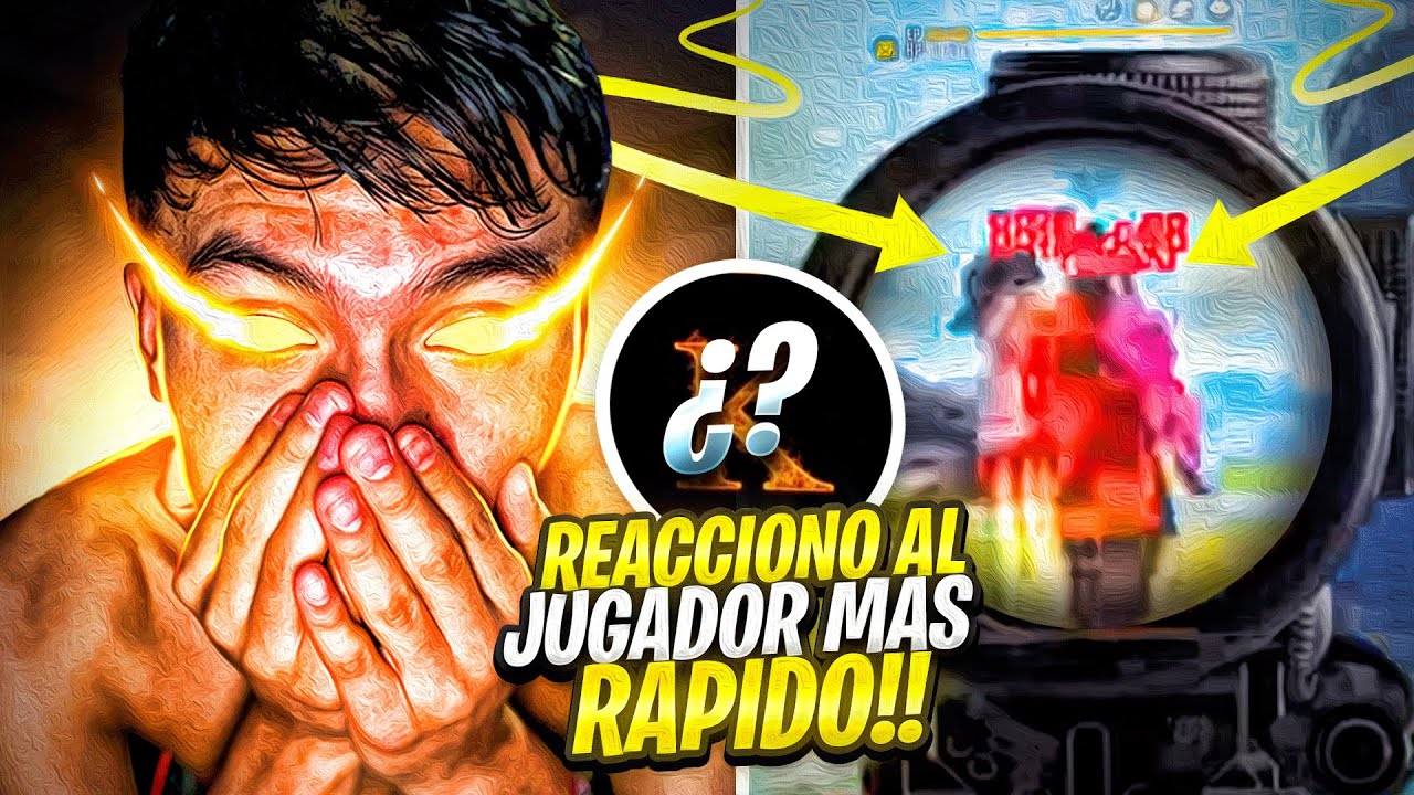 REACCIONANDO AL JUGADOR MÁS RAPIDO DE MOVIL…😱 - FREE FIRE