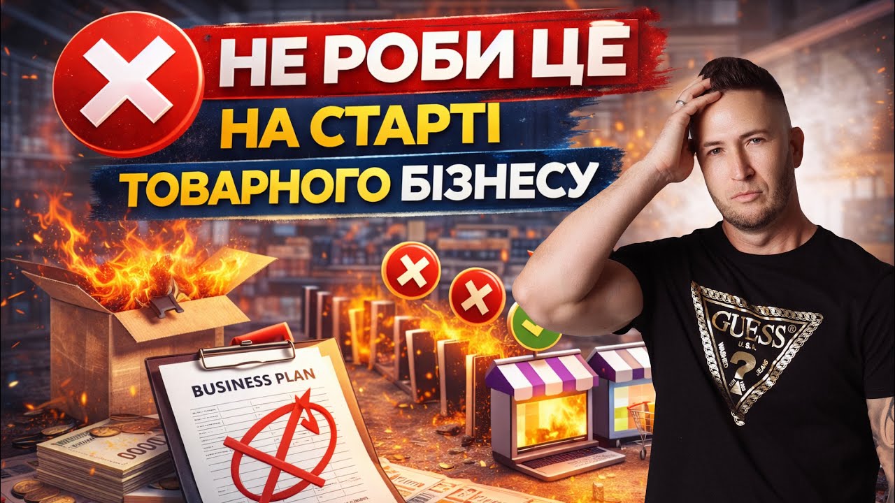 Не роби це на старті товарного бізнесу