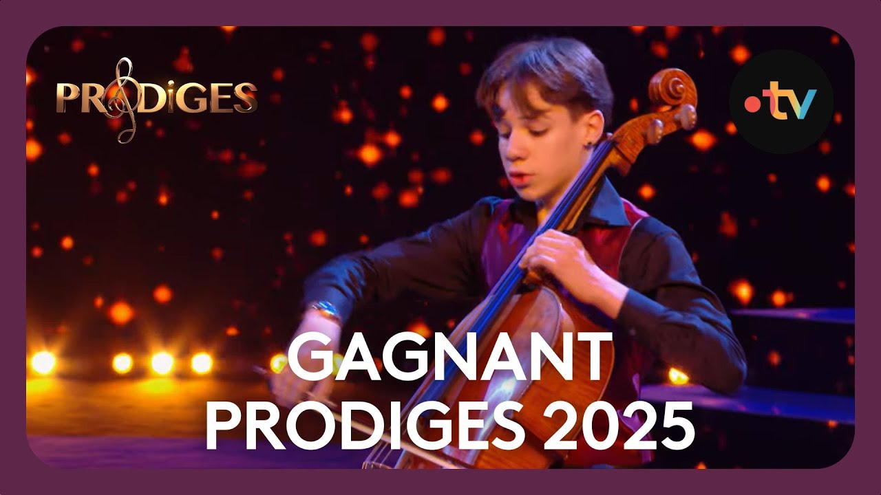 🏆Le gagnant de Prodiges 2025 est le talentueux Lyam ! Il joue au violoncelle Libertango de Piazzolla