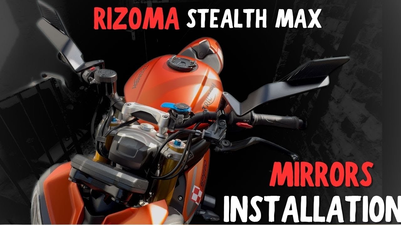 Instalacja lusterek - Rizoma Stealth Max - Speed Triple 1200RS