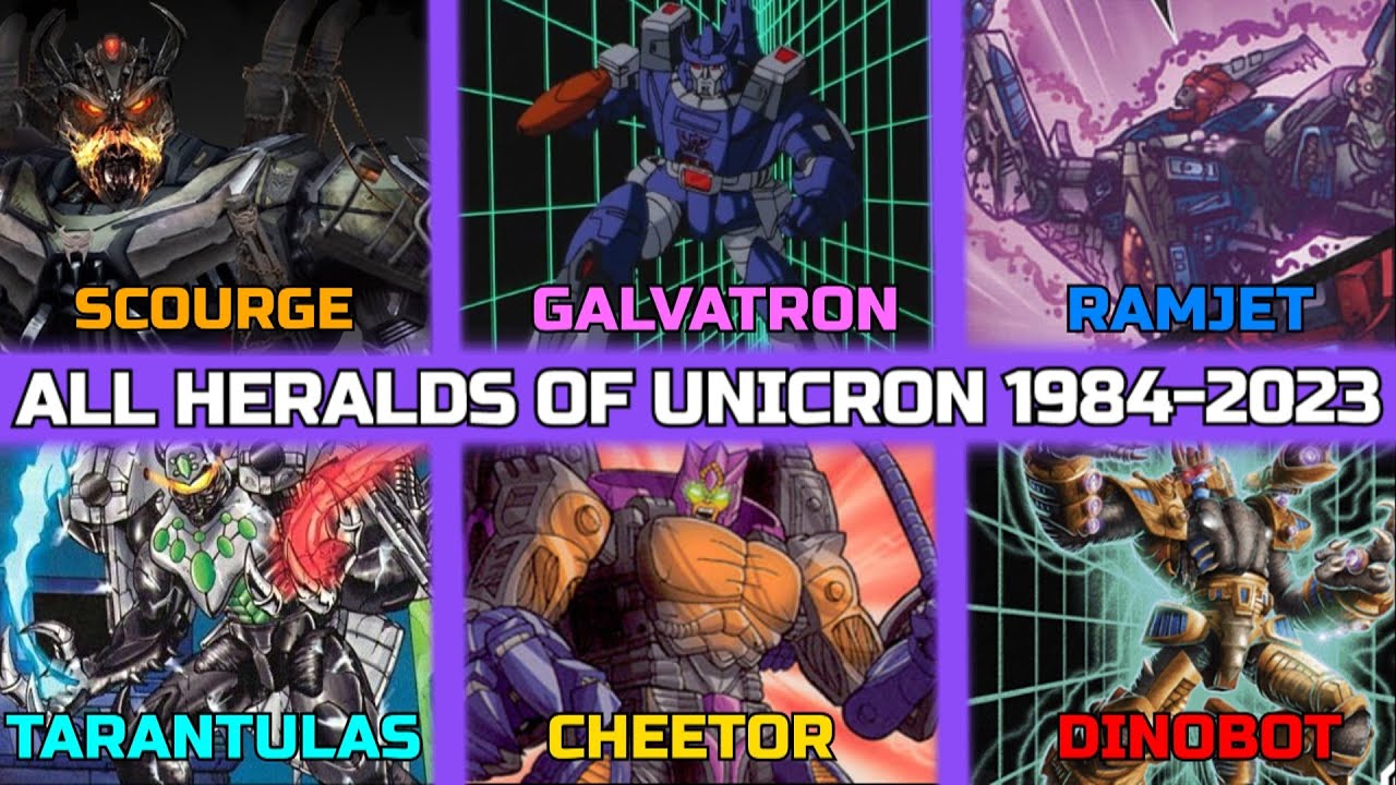 ALL TRANSFORMERS WHO BECAME HERALDS OF UNICRON FROM G1 TO RISE OF THE BEASTS 2023!