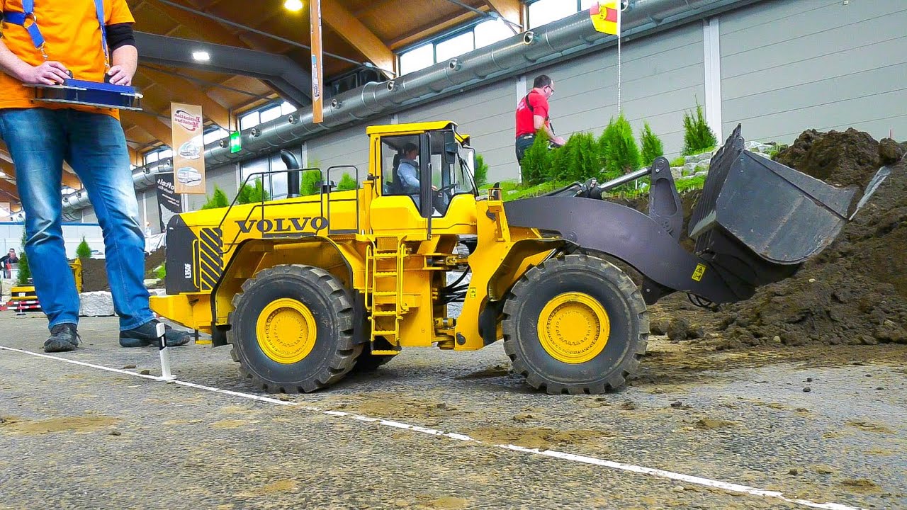 GIGANTIC XXXL 80KG RC MODEL VOLVO L350F WHEEL LOADER HYDRAULIC!! HUGE RC MODEL MACHINE