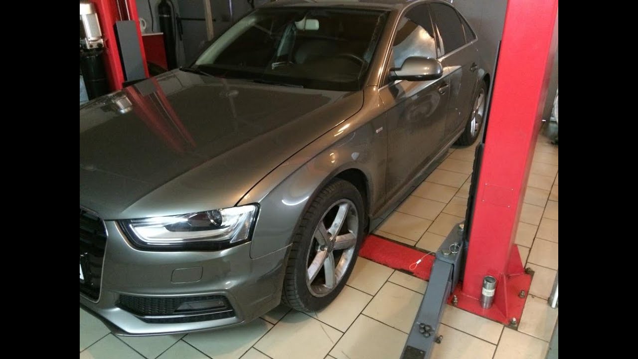 Как поменять масло Audi A4