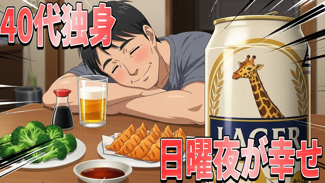 【漫画】40代独身、日曜の夜が一番幸せだと思った理由