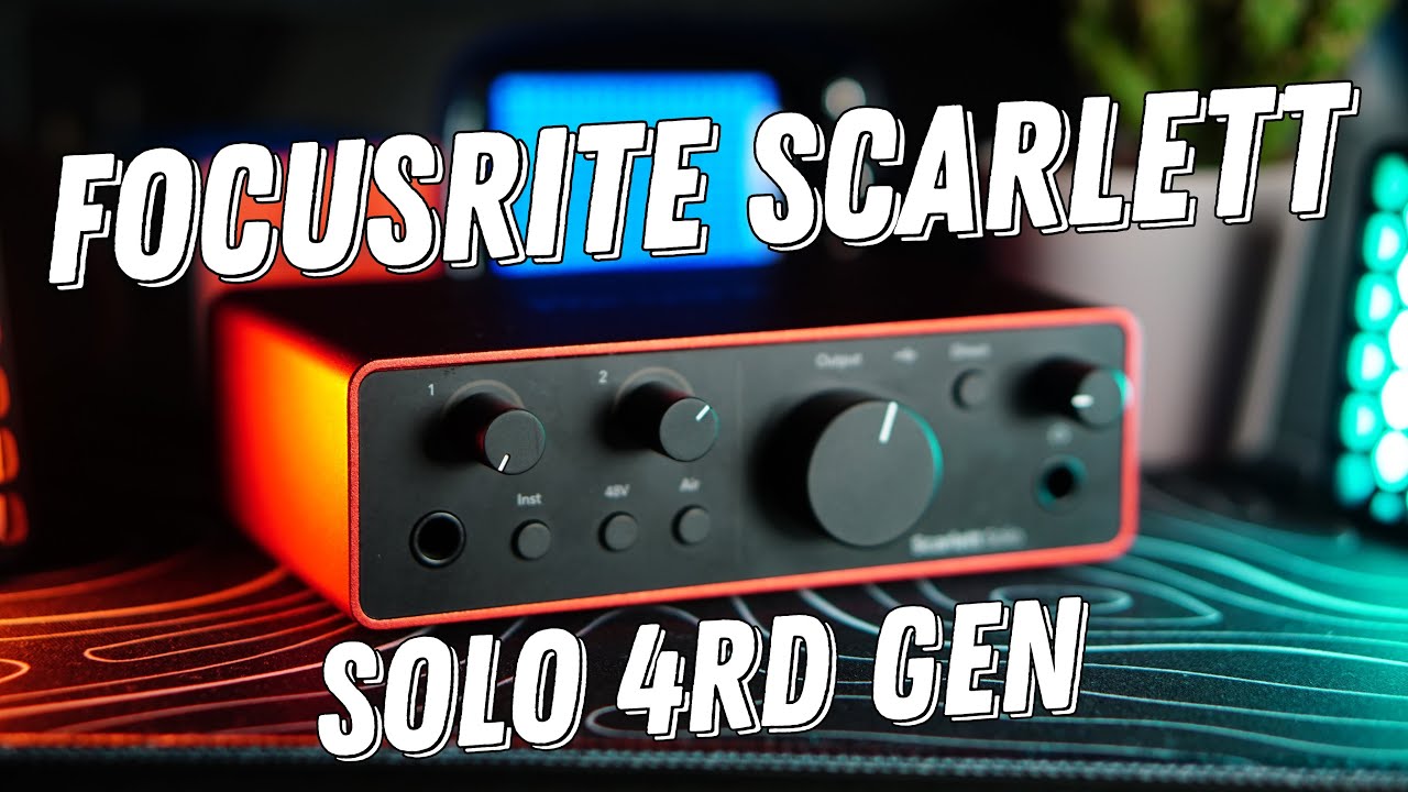 Focusrite Scarlett Solo 4rd Gen / Легенда в новом исполнении