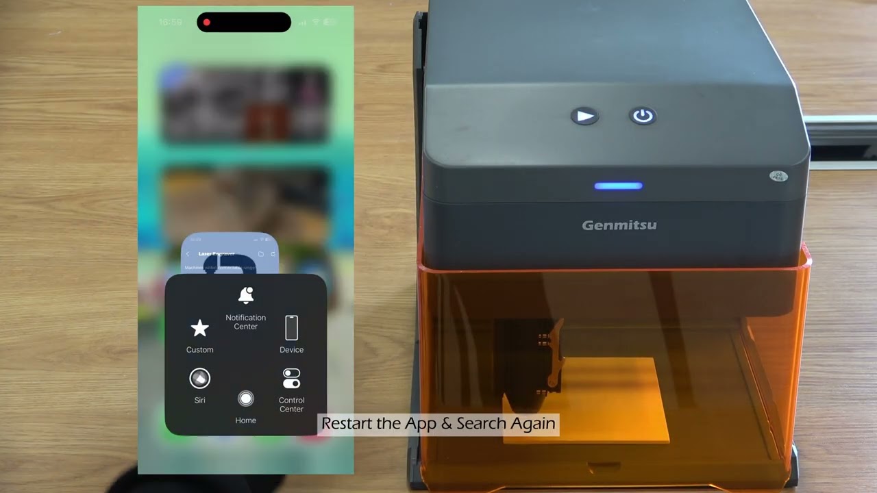 Connect Genmitsu APP with Kiosk Laser Engraver