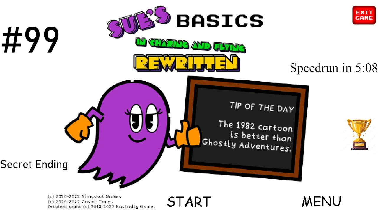 Pac-man Basics Mod Secret Ending Speedrun in 5:08