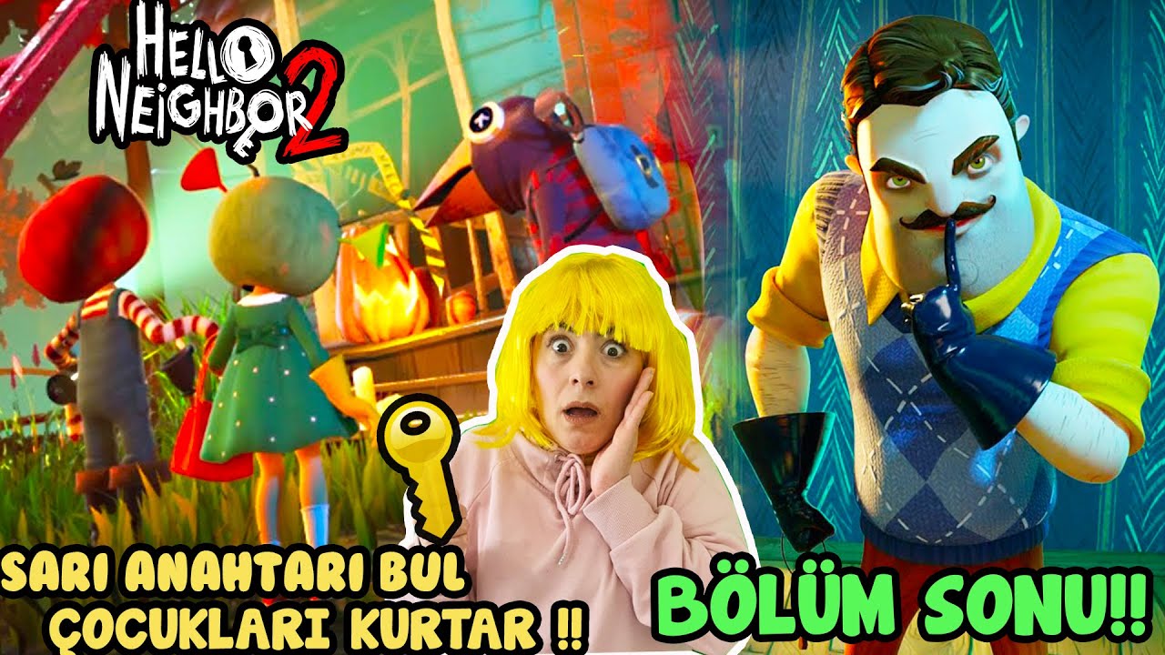 НАЙДИ КЛЮЧ, СПАСИ ДЕТЕЙ, HELLO NEIGHBORHOOD 2 ALPHA, КОНЕЦ ЭПИЗОДА 1.5, ЗАХОДИ В ИГРУ