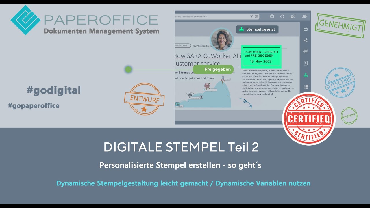 So definieren Sie Ihren Workflow-Prozess DIGITAL mit STEMPELN – Einfach und effizient! (Teil 2)