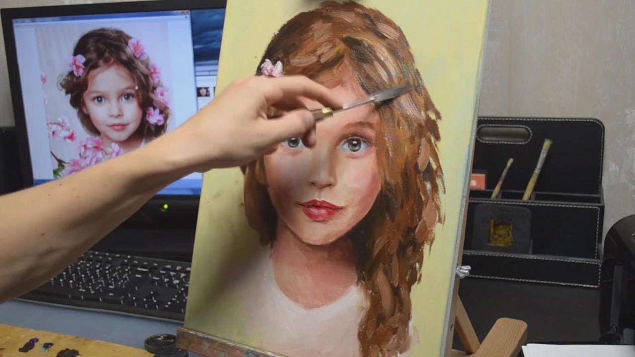 Retrato al óleo de Anna Pavaga: clase magistral y técnicas esenciales de retrato