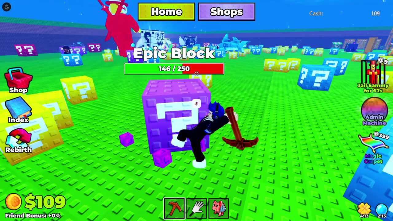 break a lucky block for brainrot