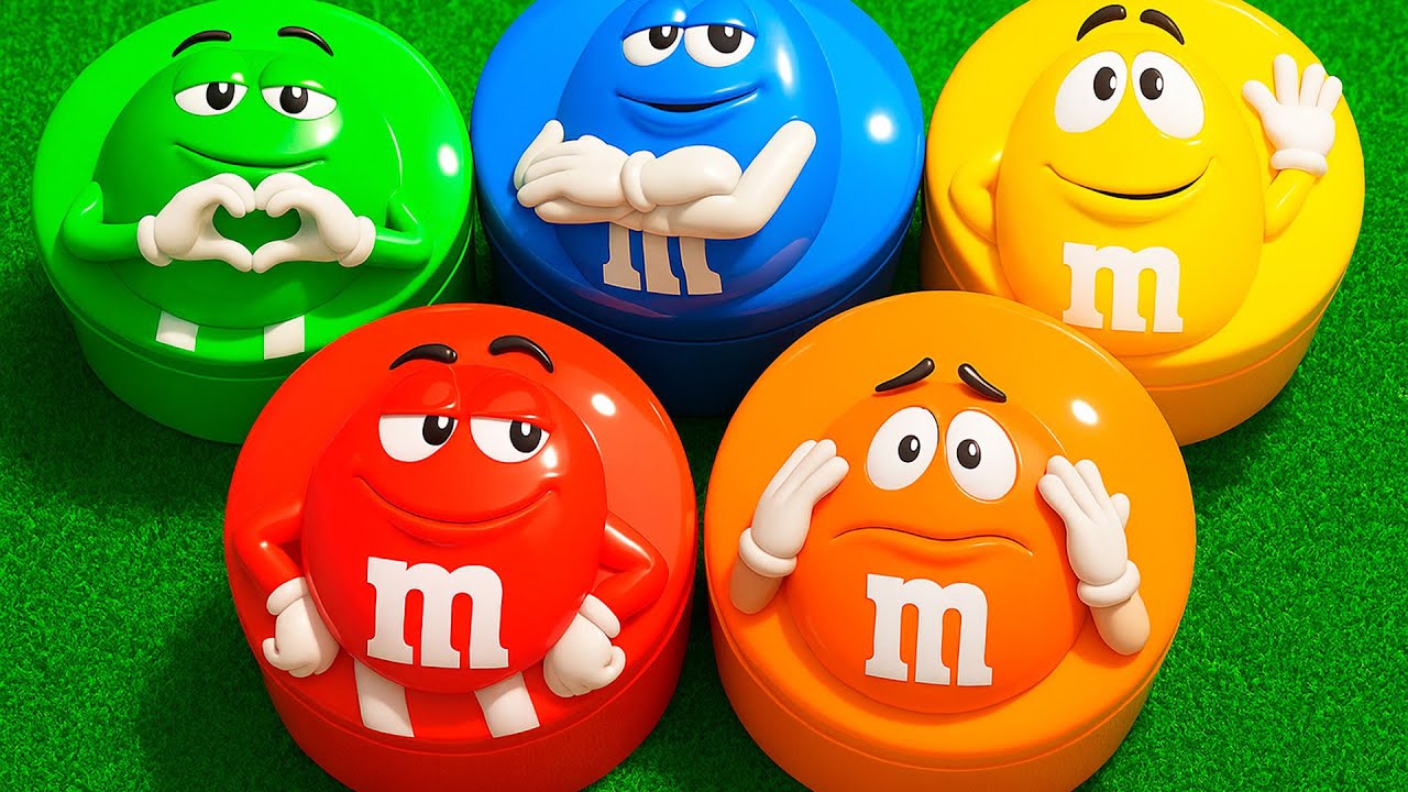13 Minutes Satisfying with Unpacking Yummy Paw Patrol and Delicious M&M'S Candy From Funny Tins ASMR