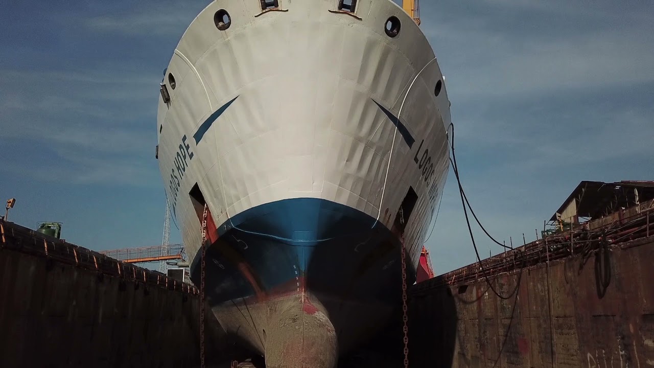 Logos Hope in Dry Dock 2021