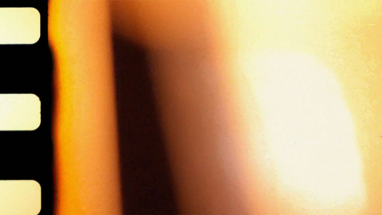 Film Burn Effect with Film Strip  - Free Old Film Effect fot Transitions with Noise and Light Leaks